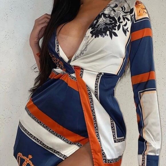 Whole Lotta Class Satan Mini Dress | Fashion Nova 1x - Picture 3 of 5